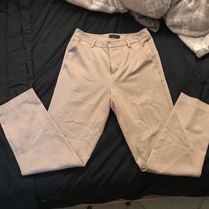 28 Straight Tan Dress Trousers Women OAK + FORT